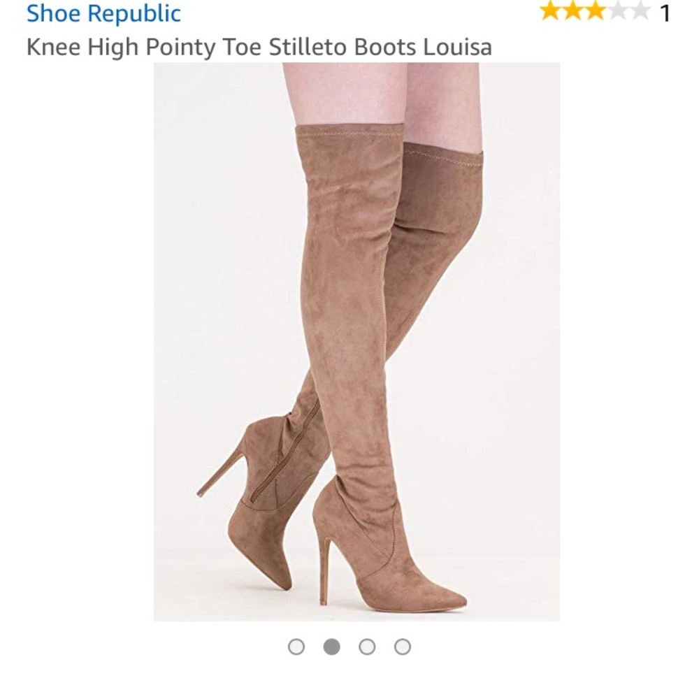 Shoe republic thigh high heel boots size 7
